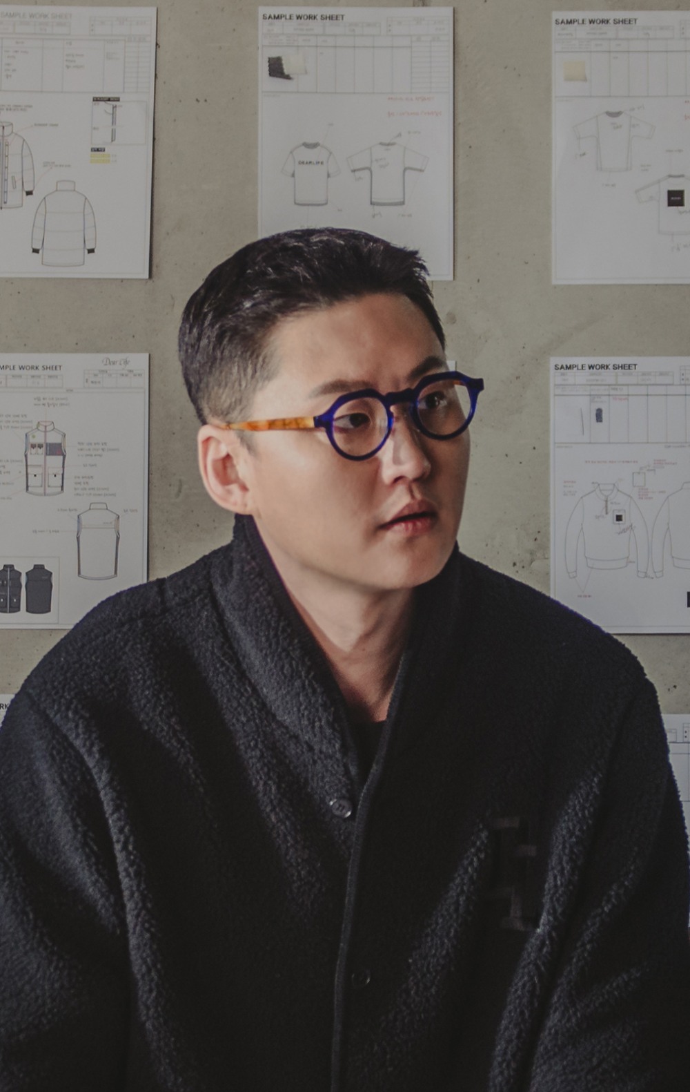 문정욱 디자이너가 기획한 ‘2025 F/W SKFAS by 하나아트뱅크’