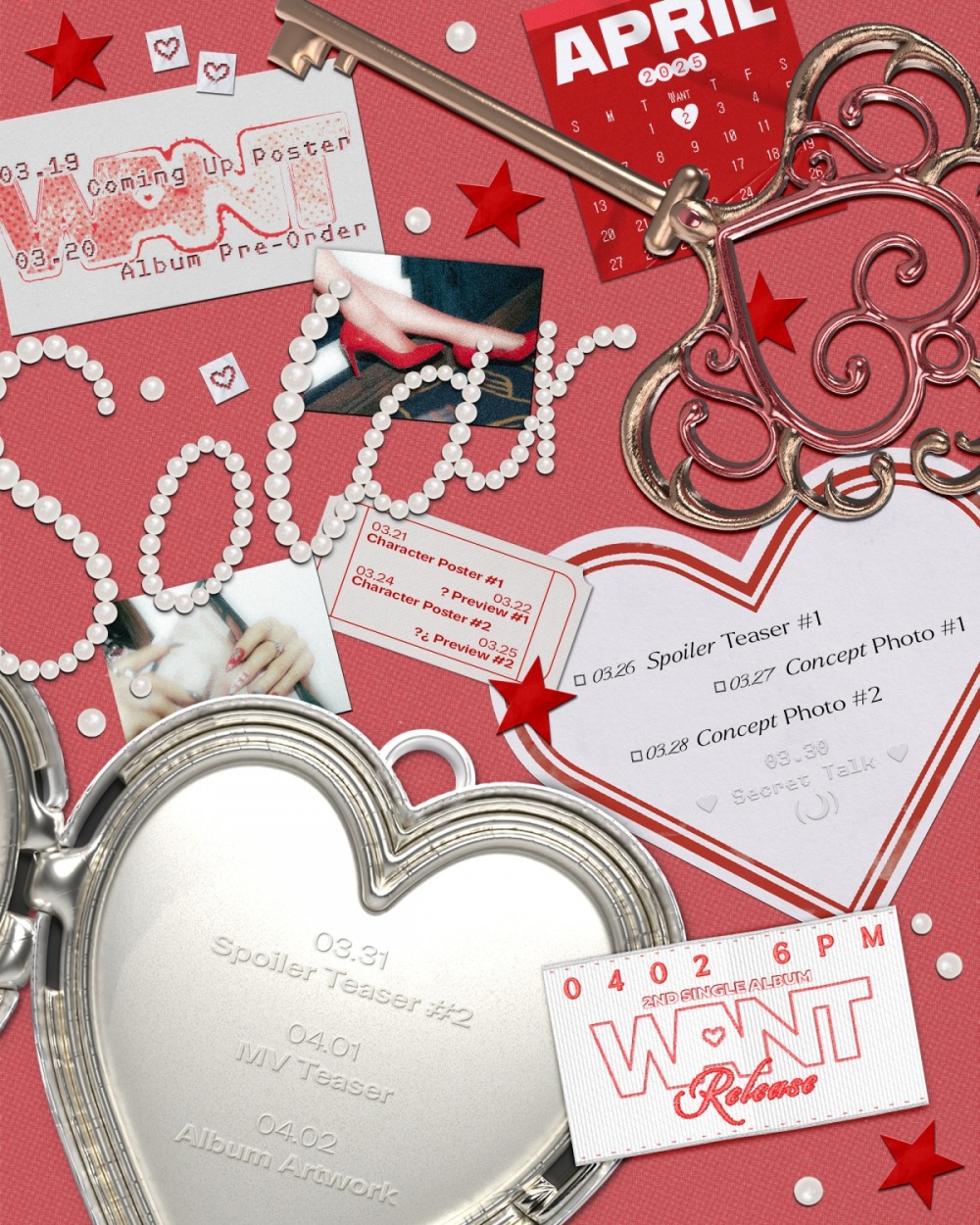 솔라, 새 싱글 'WANT' 타임테이블 공개…다채로운 티징 예고