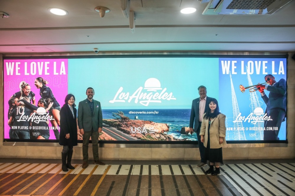 우리가 사랑하는 LA 캠페인_돈 스키오 CMO, 크래이그 기본스 아시아 퍼시픽 이사 & LA관광청 (김나혜 부장, 최지인 과장)