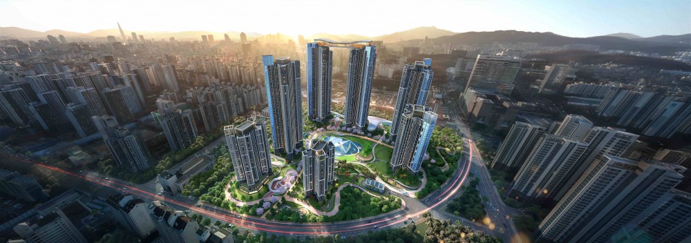 래미안 헤리븐 반포 조감도