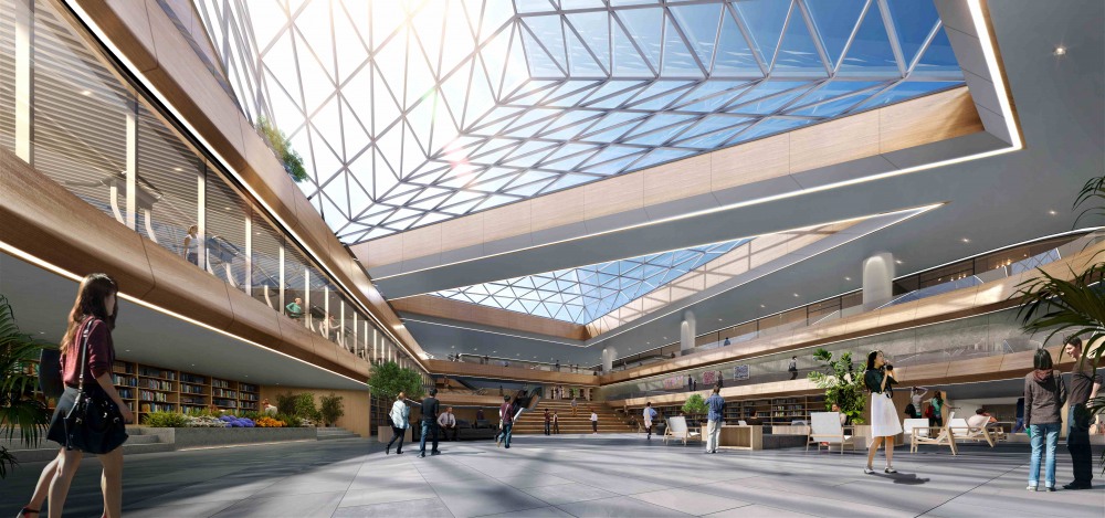 래미안 헤리븐 반포 실내 아트리움