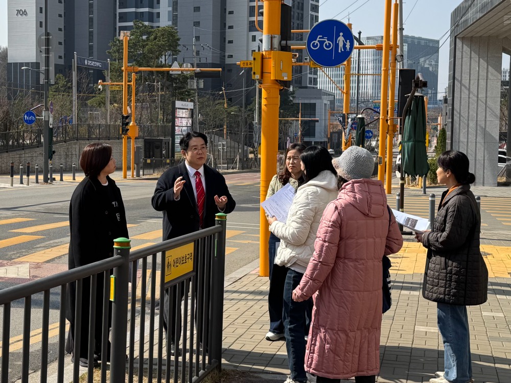 김현석 경기도의원, 과천시 갈현동 지식정보타운 방호울타리 정비 예산확보 총력