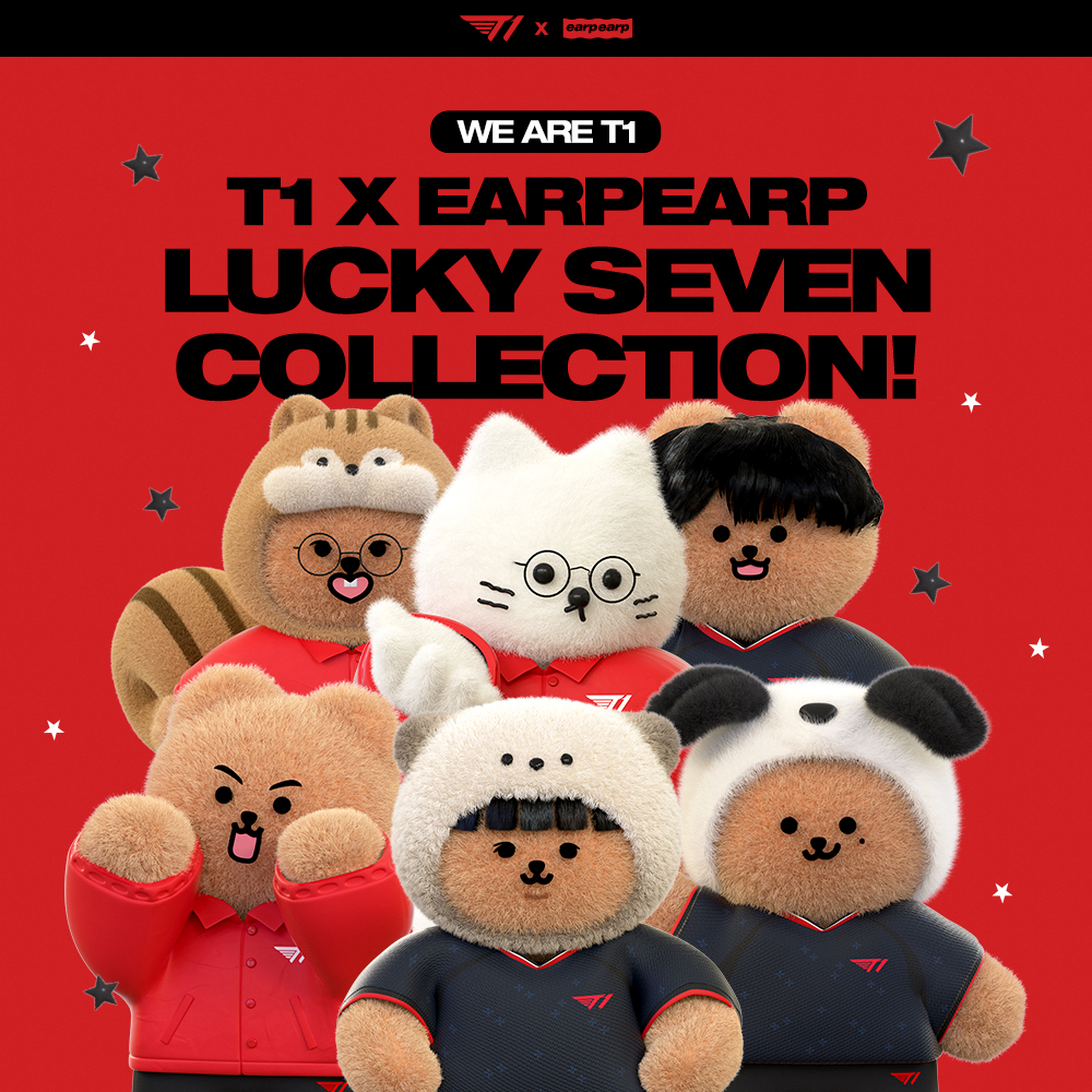 ‘어프어프 X T1’, 행운을 가득담은 ‘럭키 세븐’ 컬렉션 출시