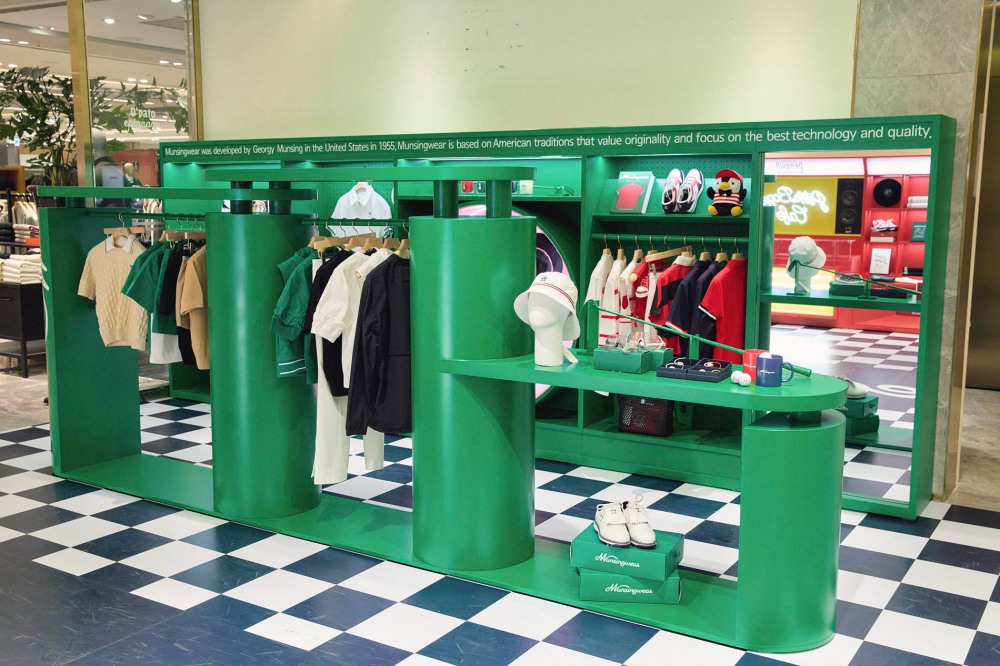 먼싱웨어, 3040과 소통 집중...신세계 강남점 팝업스토어 오픈!