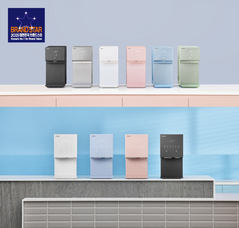 (위)코웨이 아이콘 정수기2, (아래)코웨이 아이콘 얼음정수기