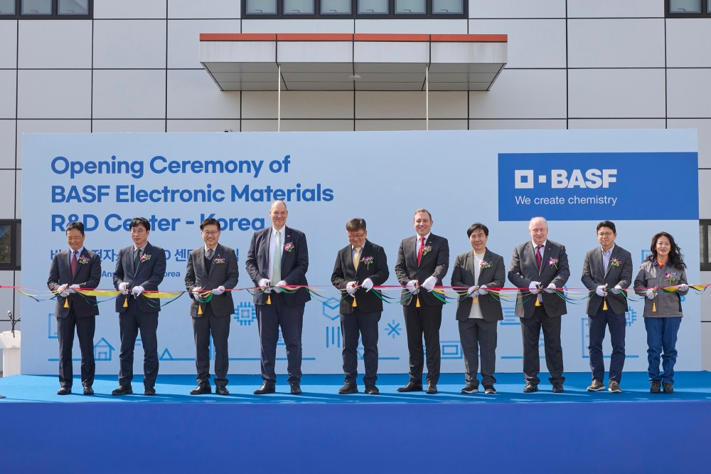 독일 바스프(BASF) 전자소재 연구소 개소식