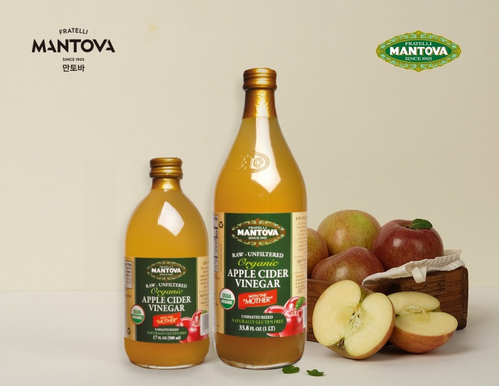 만토바, 이탈리아 오가닉 애플사이다 비니거 출시
