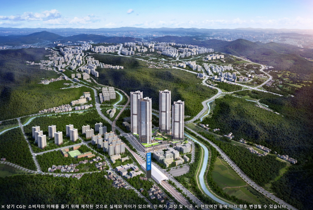 양주역 제일풍경채 위너스카이 광역조감도