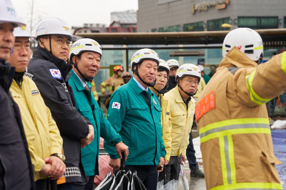 경기도의회 광명시 신안산선 공사장 사고 현장 방문