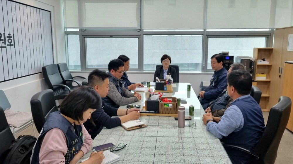 박옥분 경기도의원, 건설노조 수도권남부지역본부와 정담회 개최