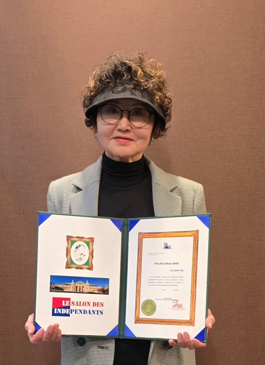이순희 작가, 프랑스 AIAM ‘2025 Prix d’Excellence’ 수상