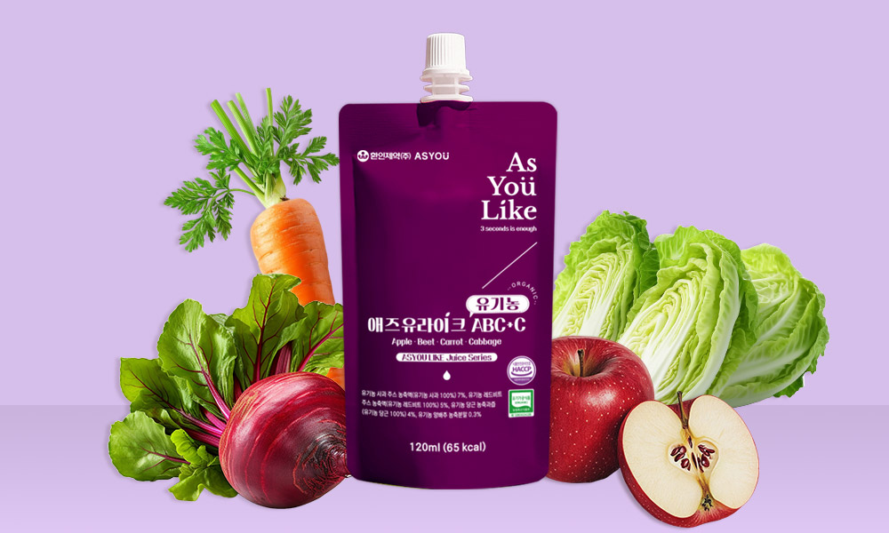 애즈유, 양배추 영양 더한 ‘애즈유라이크 유기농 ABC+C 주스’ 출시…가정의 달 특별 할인 이벤트