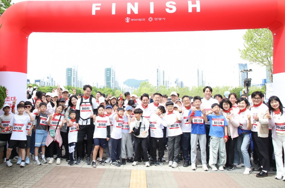 국제어린이마라톤 참여자들