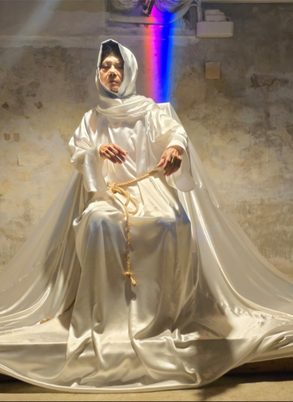 사진설명=홍신자 <피에타> 공연 장면