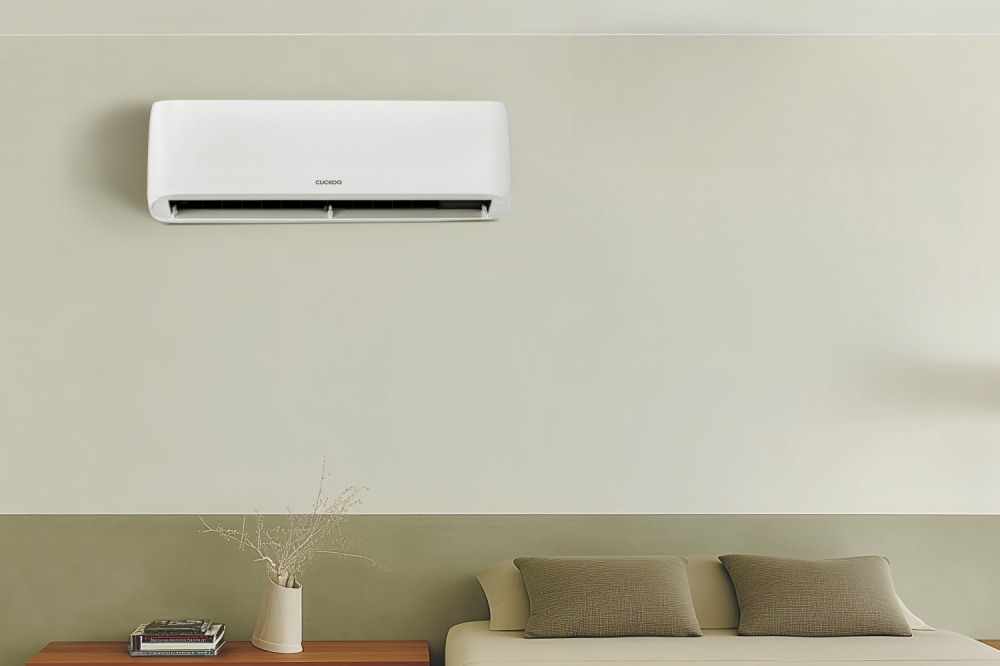 <이미지1=쿠쿠 벽걸이 에어컨(제품명: CA-CRC0610W)>