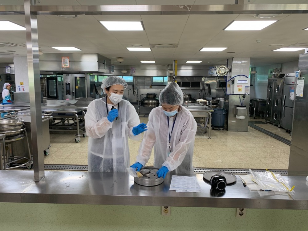 식중독 모의훈련