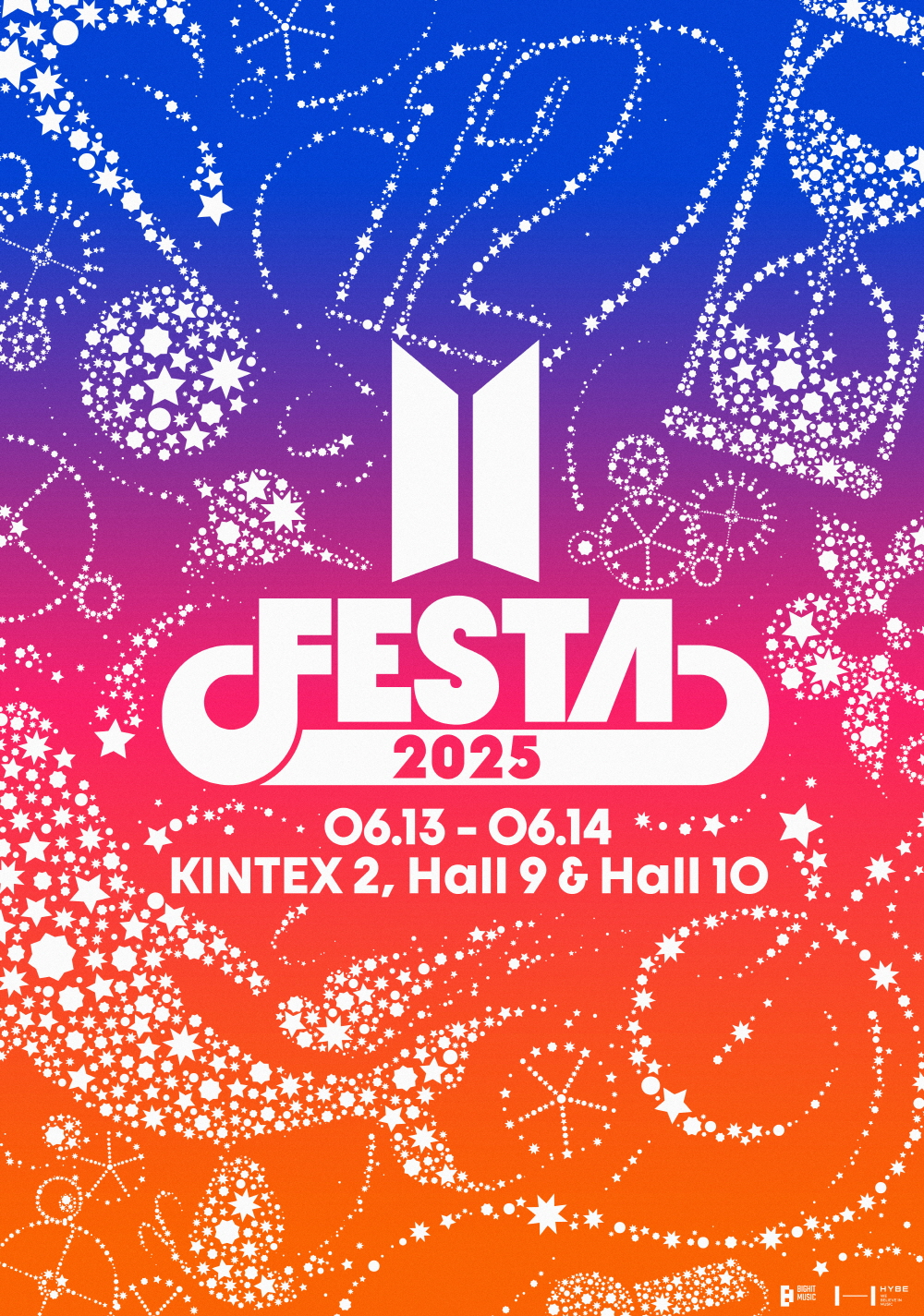 ‘2025 BTS FESTA’ 오프라인 행사 포스터