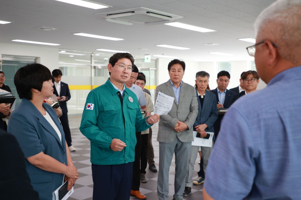 이상일 시장 건설 현장 3곳 찾아 상황 점검