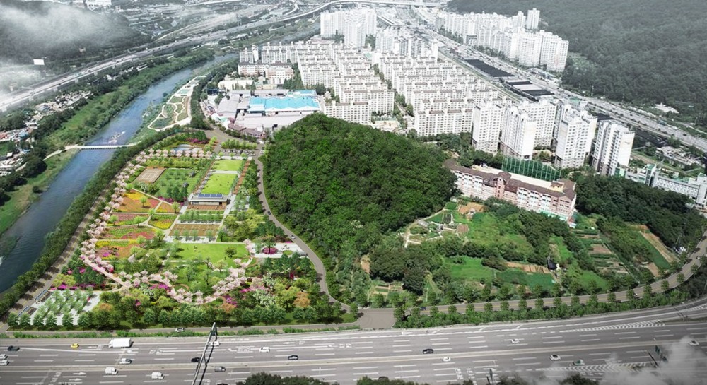 안현마을 공원조성사업 조감도