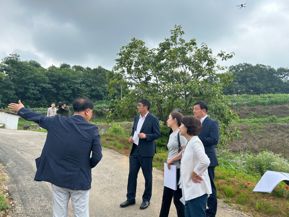 지적 재조사위원회 현장 방문