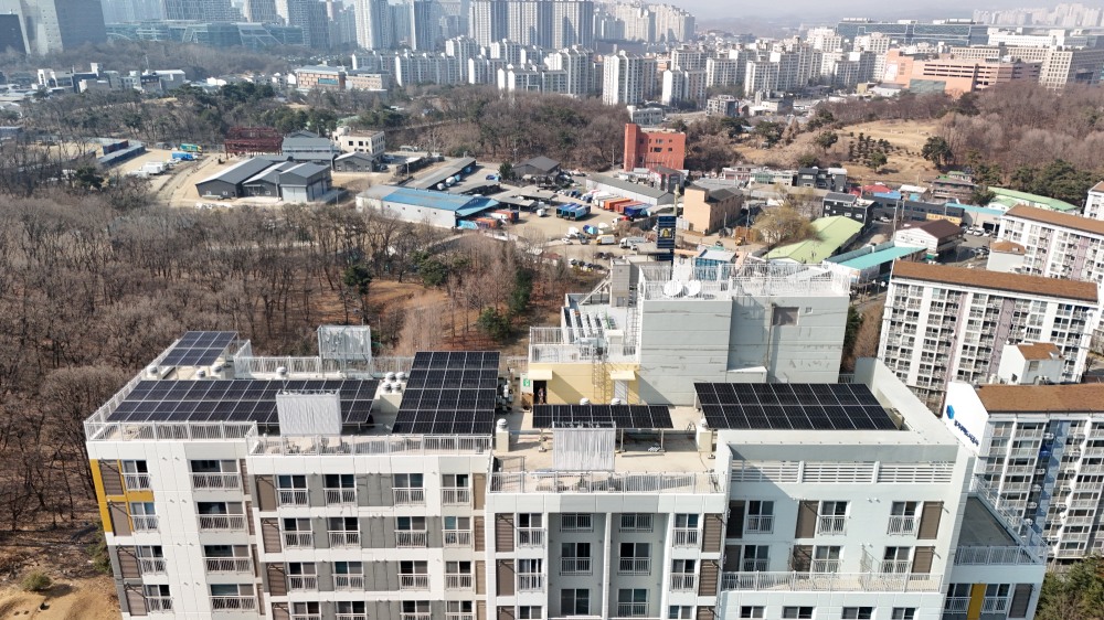 GH가 공공임대주택에 태양광설비 도입