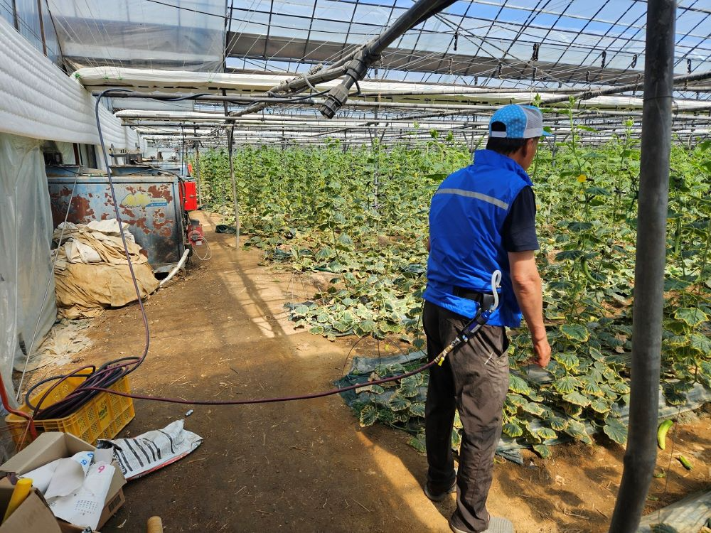 아산시, 농업인 온열질환 예방위한 ‘에어냉각조끼’ 보급