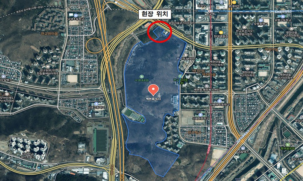 테니스장 위치도