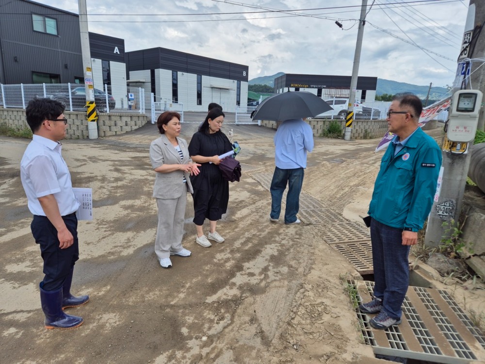 추자동 침수 원인지 현장 점검