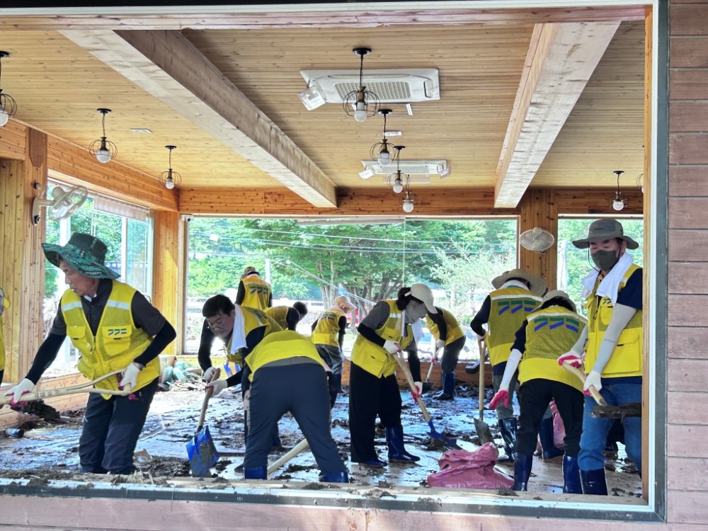 가평군 집중호우 피해 현장