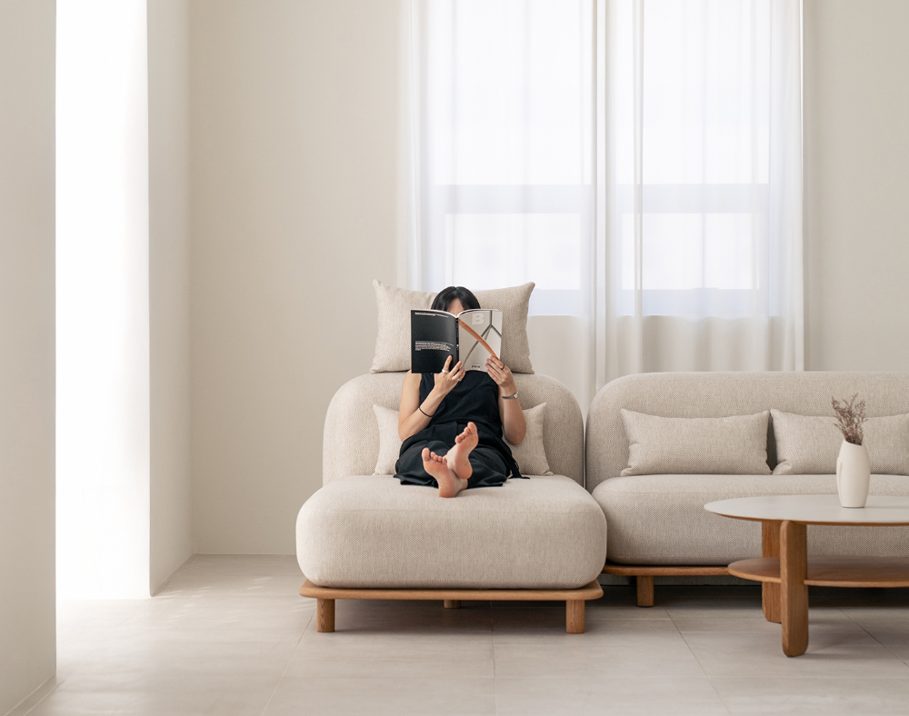 지아띠, 플로우 소파 전용 카우치&헤드레스트 출시