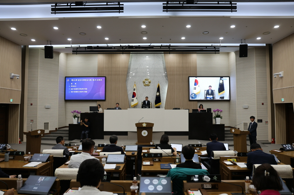 제121회 임시회 사진 (당진시의회 제공)