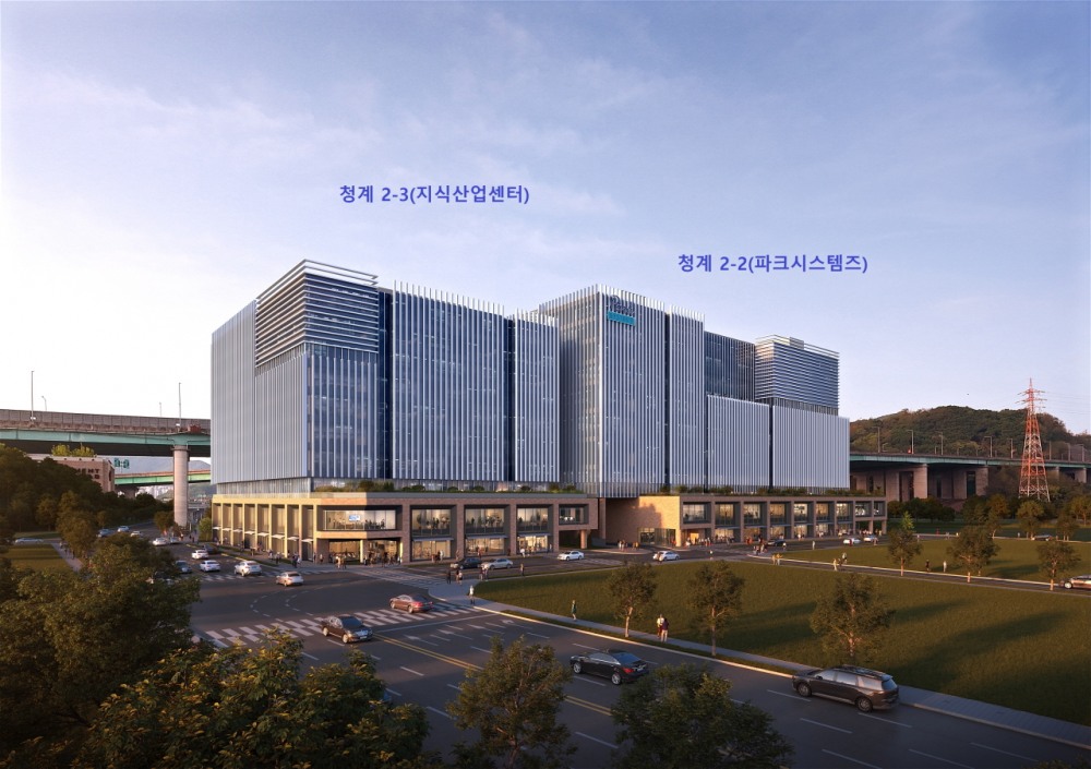 의왕청계2지구 기업유치 조감도