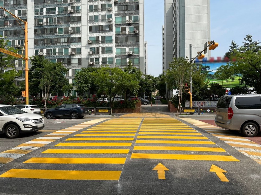 노란 횡단보도·차량신호등 보조장치