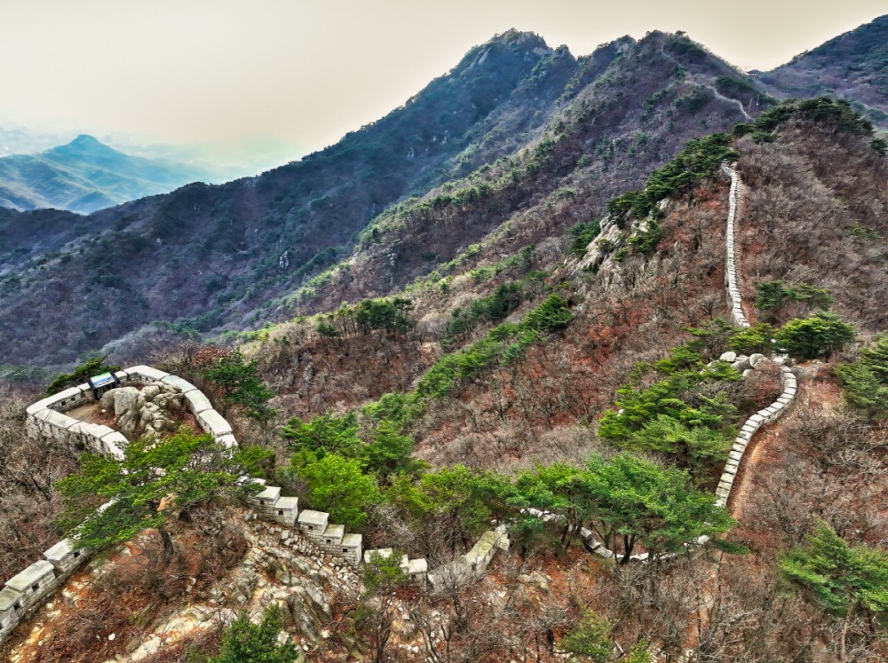 북한산성 성벽(시단봉 구간)