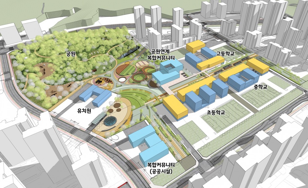 복합커뮤니티센터 조감도