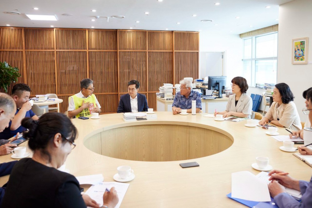 공동대책위 도지사 면담 현장사진(경기도청 제공)