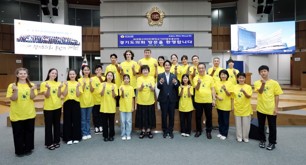 김발레리아 교장 및 아리랑무용단과 정담회 (경기도의회 제공)