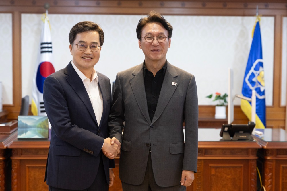 김동연 경기도지사, 김민석 국무총리 예방 (경기도청 제공)