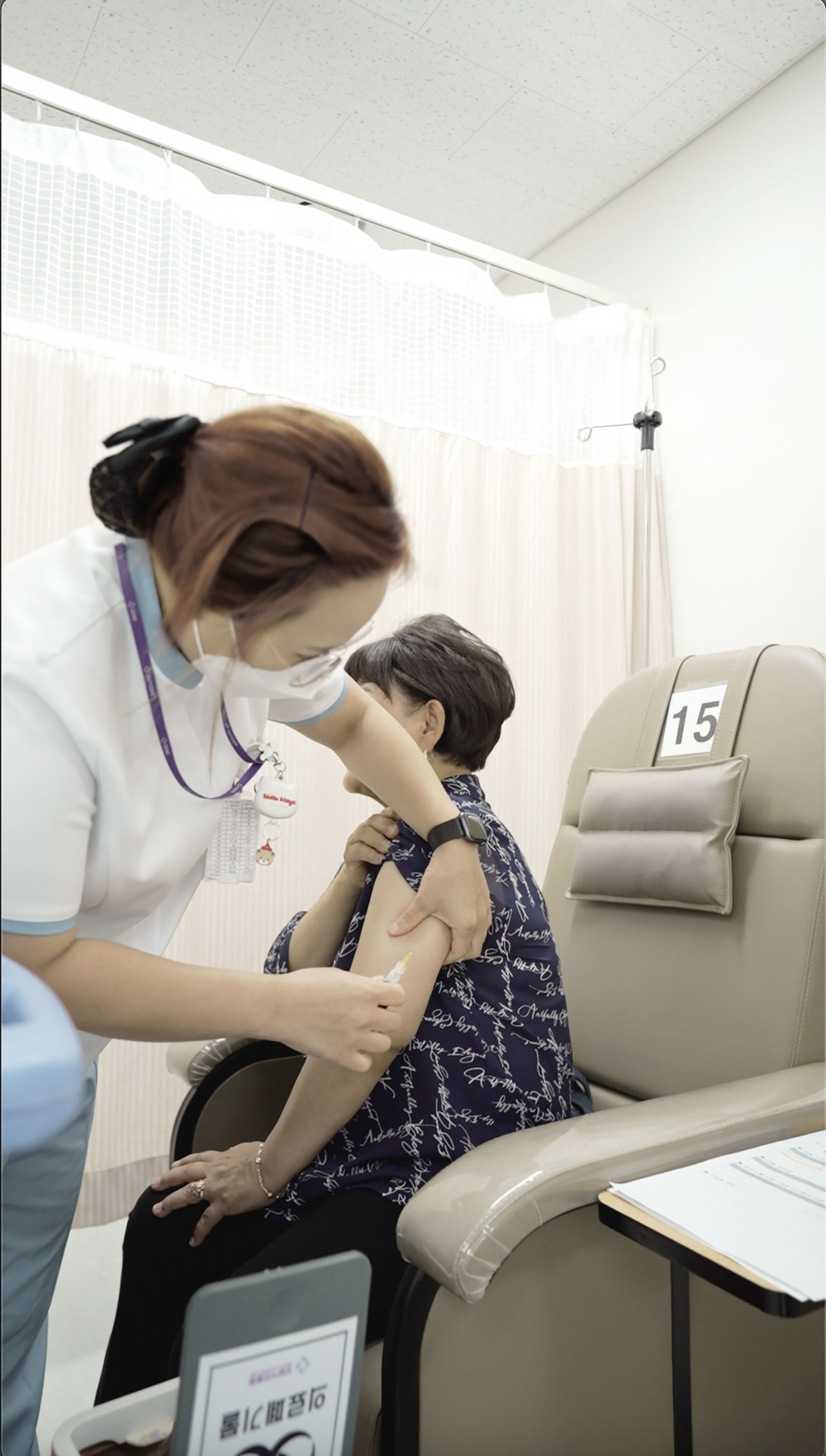 성남시가 확대지원중인 대상포진 예방접종 현장사진(성남시 제공)