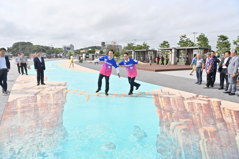 김태흠 지사가 홍성군 관광명소를 찾아 현장점검을 실시했다.(충남도 제공)