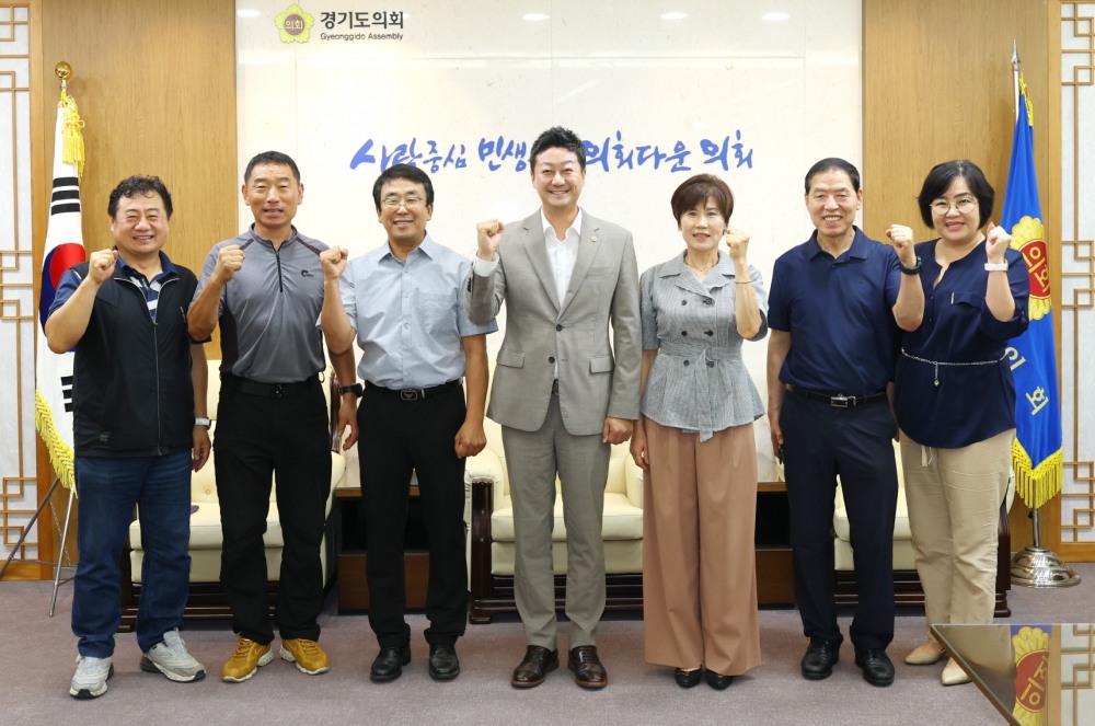 경기도의회 시흥 의용소방대장단과 지역안전 협력방안 정담회가져(경기도의회 제공)