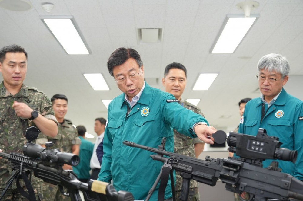 신상진 성남시장이 14일 통합방위협의회 회의 및 을지연습 사전보고회를 주재했다.(성남시 제공)