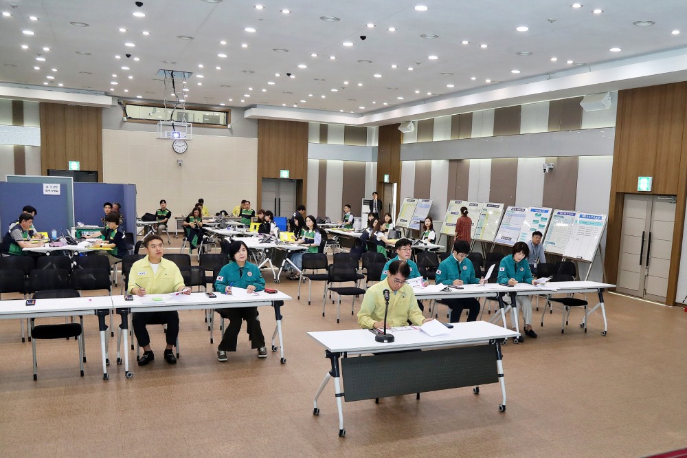 의왕시의회 을지훈련 격려 방문