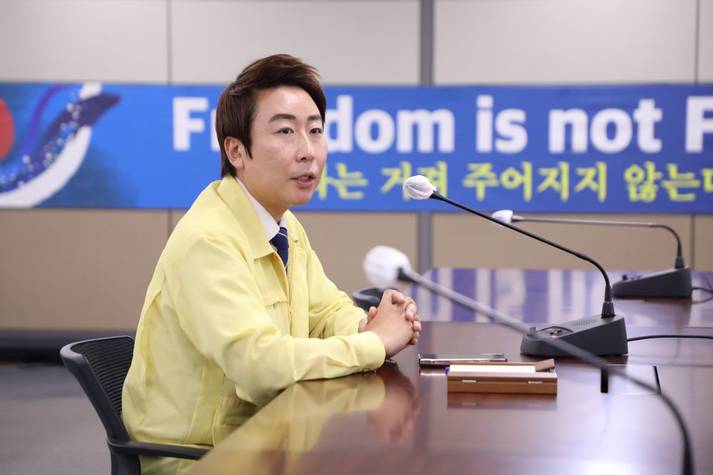 세종시의회 을지연습 종합상황실 방문 (임채성 의장)