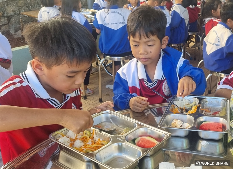 월드쉐어, 베트남 초등학교 급식실 완공…700여 명 아동 영양 지원