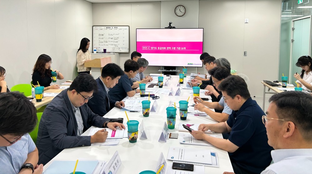 경기도 응급의료지원 자문단 회의