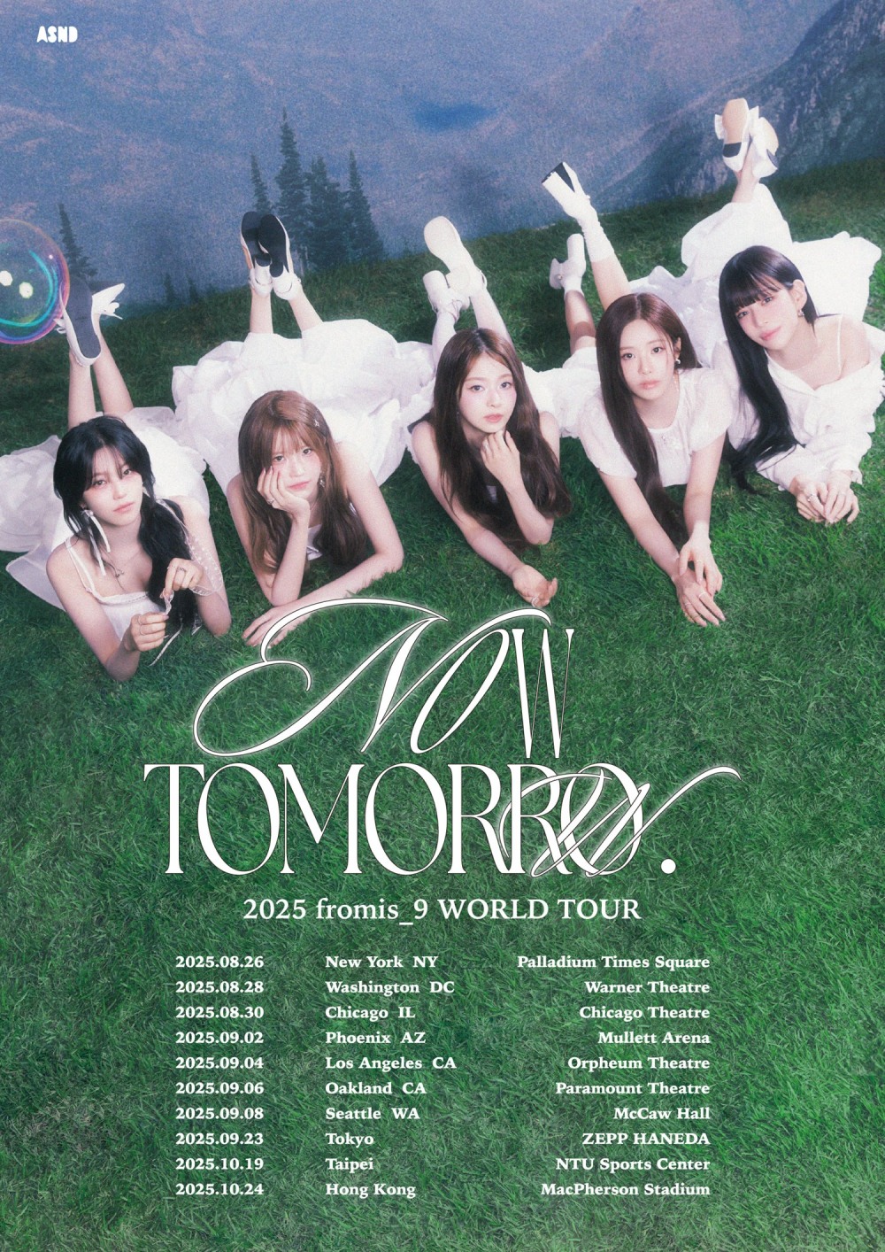 프로미스나인, 첫 월드 투어 ‘나우 투모로우.’ 美 공연 시작