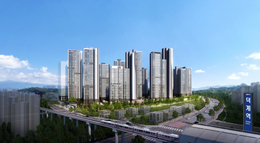 지웰 엘리움 양주 덕계역 투시도