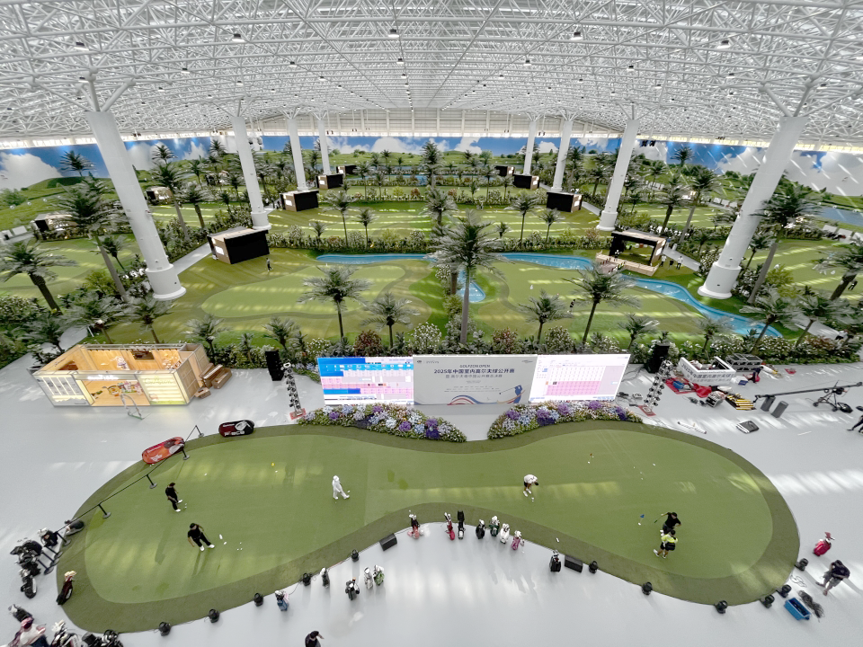 골프존 시티골프 중국 2호 연길점 실내 전경