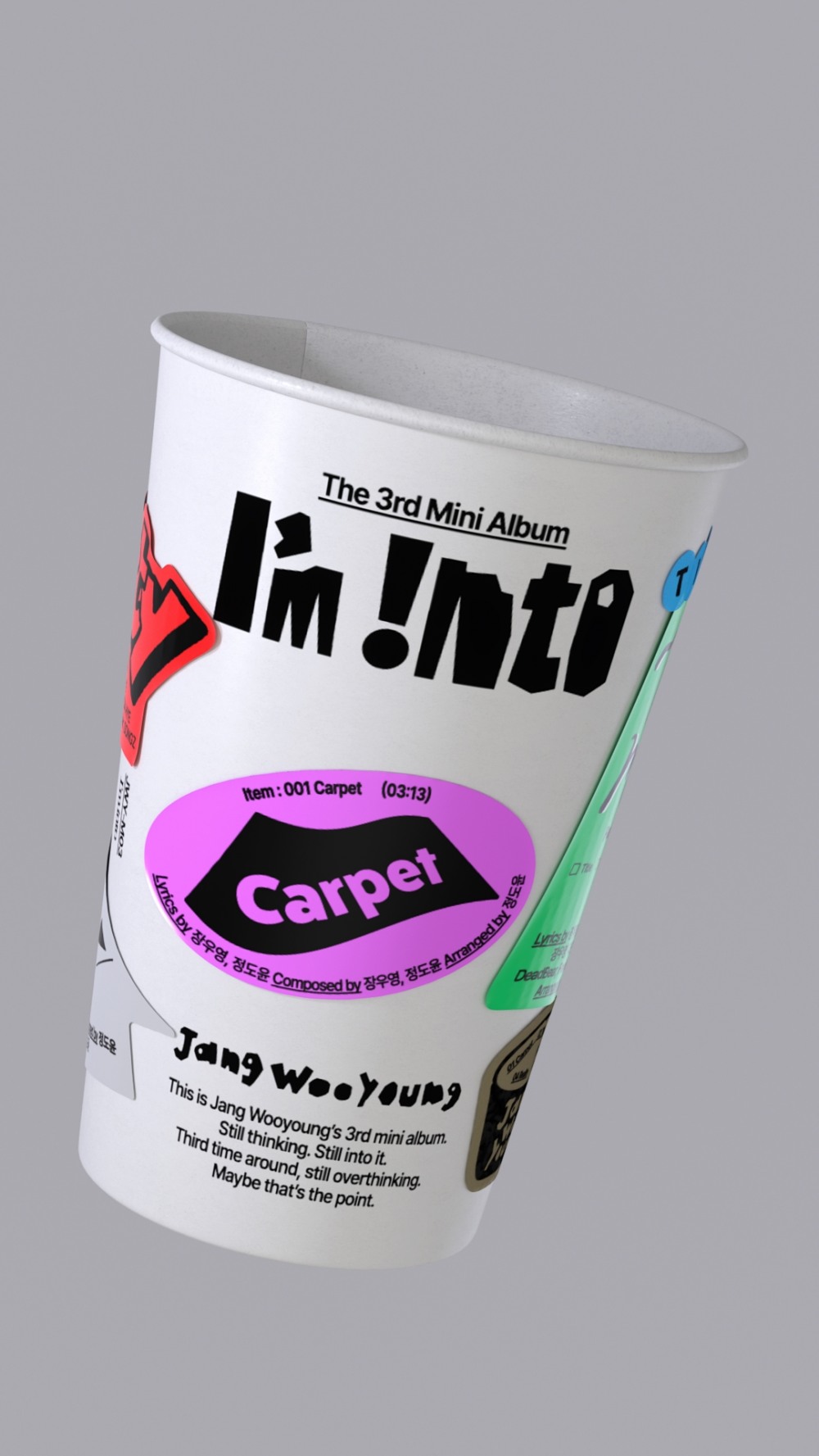 장우영, 미니 3집 트랙리스트 공개…타이틀곡은 'Think Too Much (Feat. 다민이 (DAMINI))'